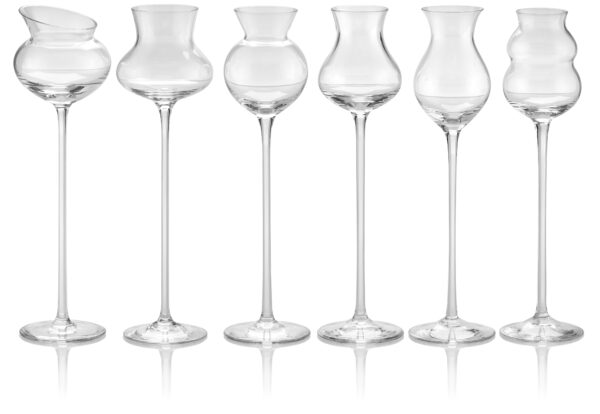 I Distillati Set 6 Assorted Tasting Glass Clear