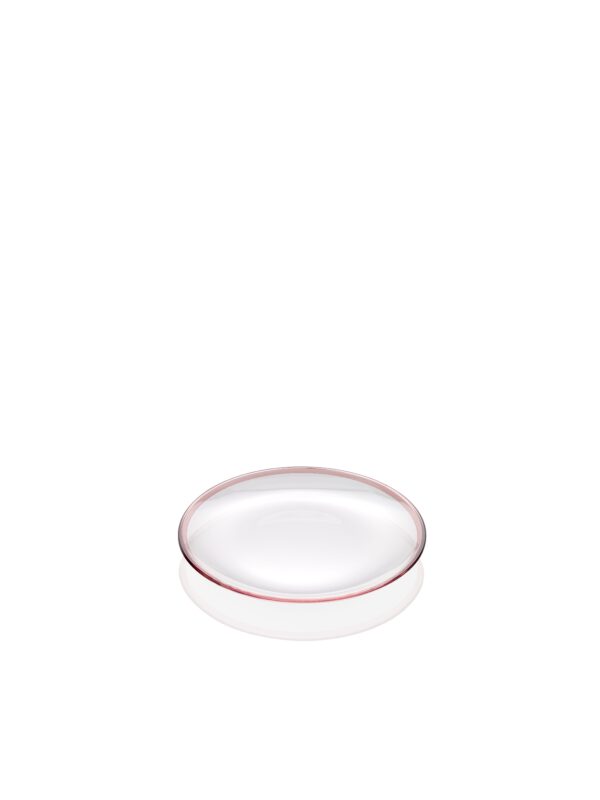 Babilonia Plate Cm.15 Clear Red Line