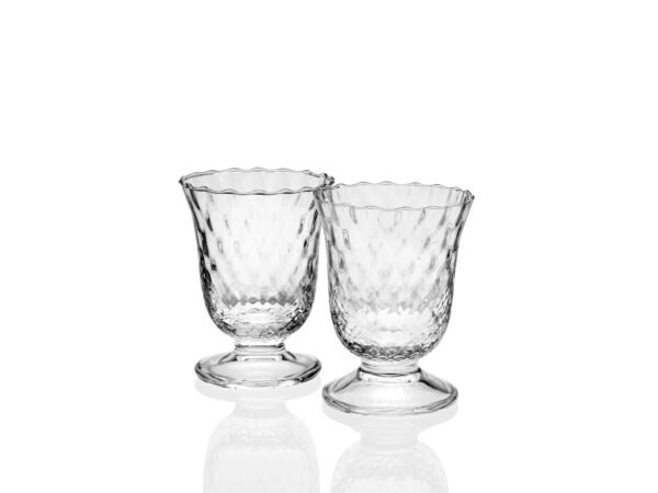 Fiordaliso Set 2 Goblet Optic Clear Cl.24