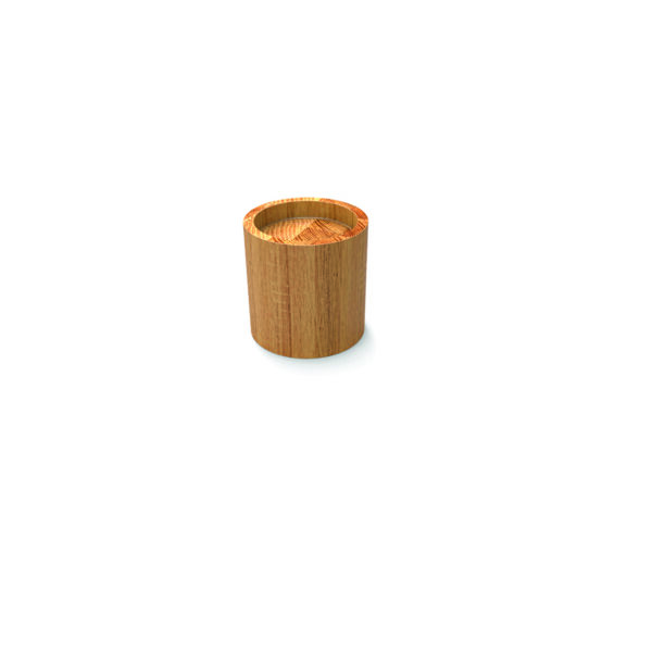 Tilt Tall Oak Carafe Riser  116ø × 117 mm