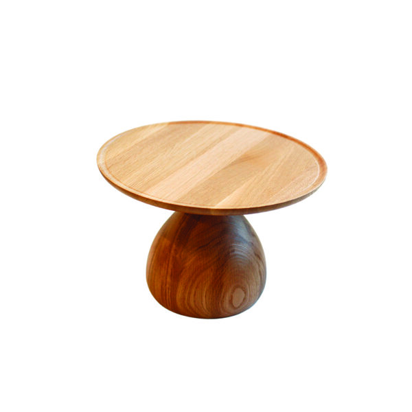 Large Oak Cake Stand  320ø × 210 mm