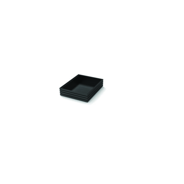 Flow Tall Black 1.2 Tray  325 × 265 × 75 mm