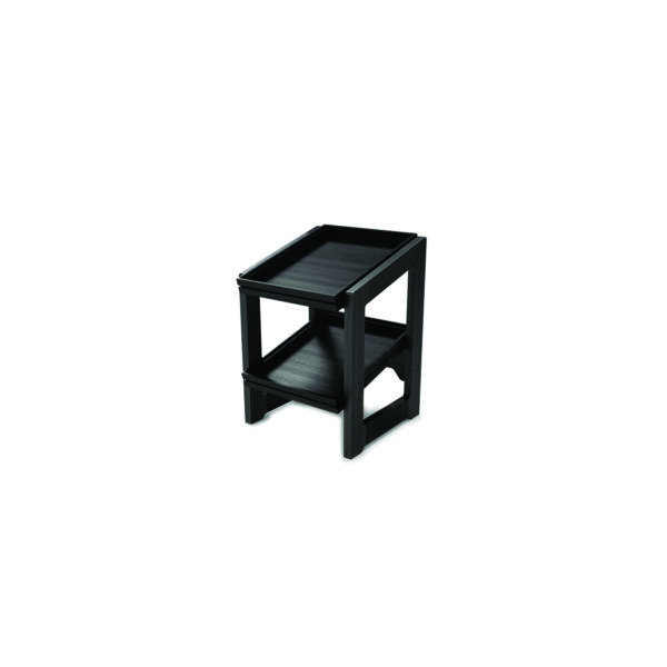 Flow Black 1.2 Two-Tier Stand  309 × 323 × 441 mm