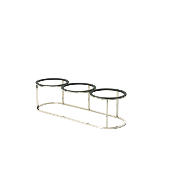 Tilt Stainless Steel Triple Frame  662 × 218 × 180 mm