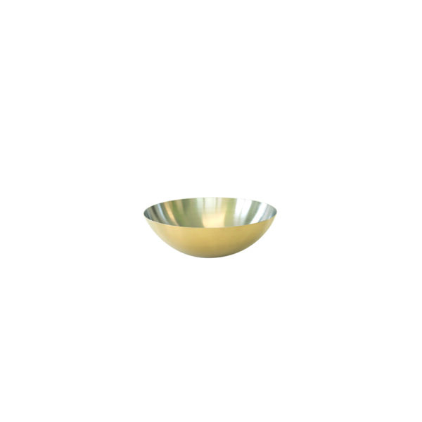 Tilt Small Brass Bowl  215ø × 70 mm