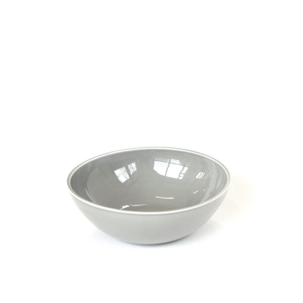 Tilt Medium Light Grey Ceramic Bowl  250ø × 85 mm