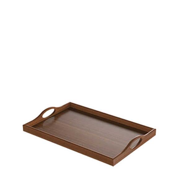 Medium Mahogany Classic Butler Tray  468 × 303 × 69 mm