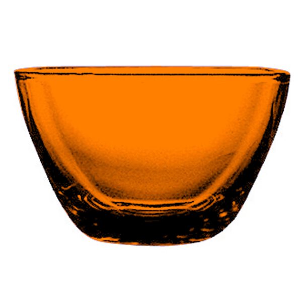 Bowl quadratisch 27 cl 100 mm x 100 mm   Polycarbonat  Ambra PC